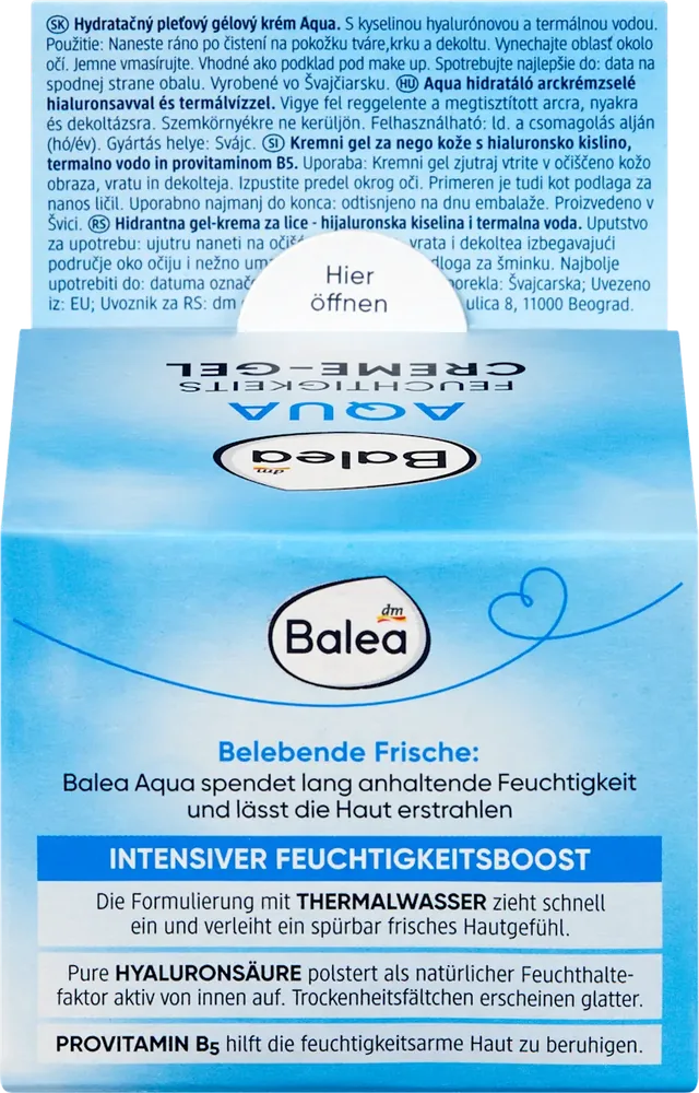 Balea Aqua Feuchtigkeits Creme-Gel – Image 2