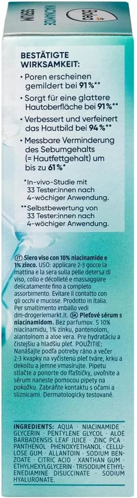 Balea Niacinamide Serum 10% + Zinc – صورة 2