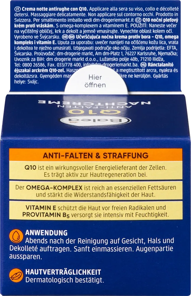Balea Q10 Anti-Falten Nachtcreme – صورة 3