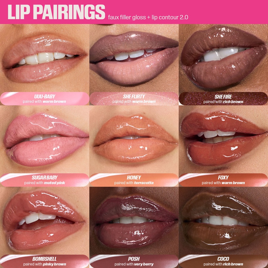 Faux Filler Extra Shine Lip Gloss – UUU-Baby – صورة 5